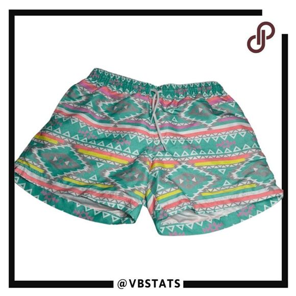 Chubbies Men's Multicolor The En Fuegos Stretch Swim Trunks Size Medium - Picture 1 of 7